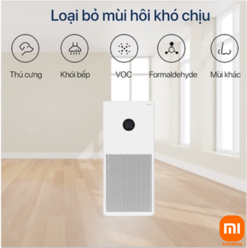 Máy lọc không khí Xiaomi Mi Air Purifier 4 lọc sạch bụi bẩn, ô nhiễm thumb